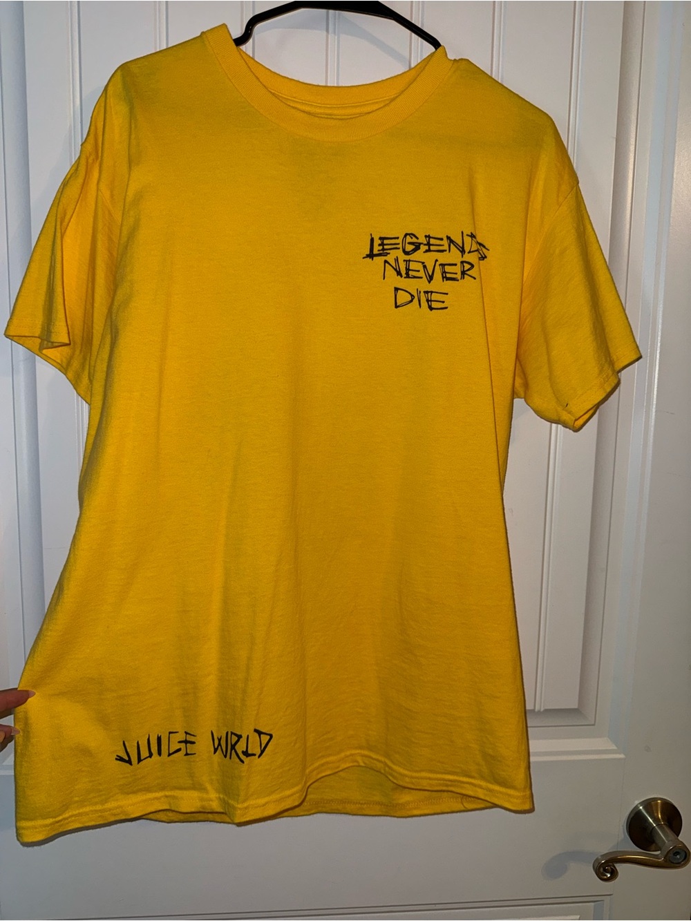 VLONE Yellow 'Legends Never Die' Graphic Tee